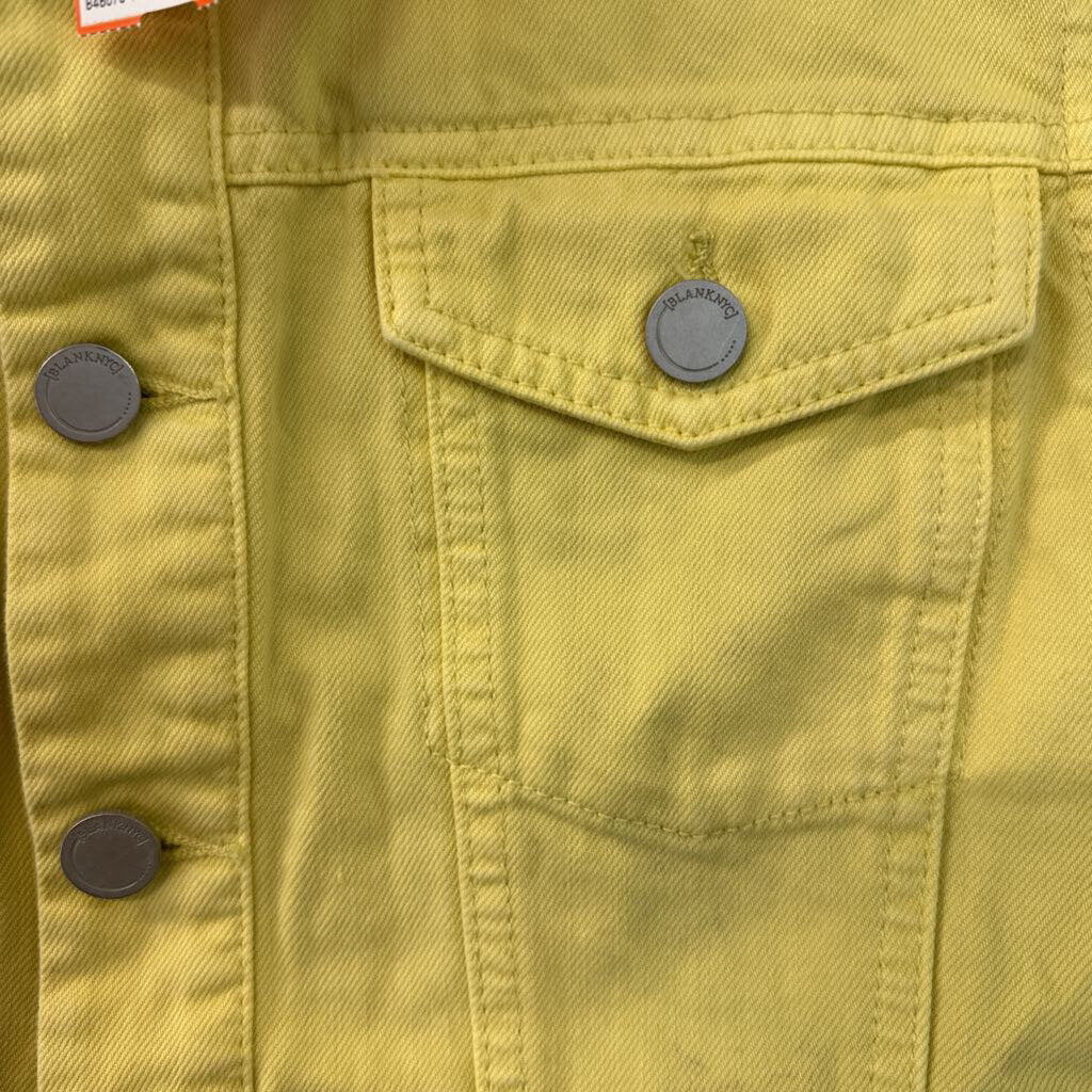 Blank NYC Yellow Denim Jacket Medium