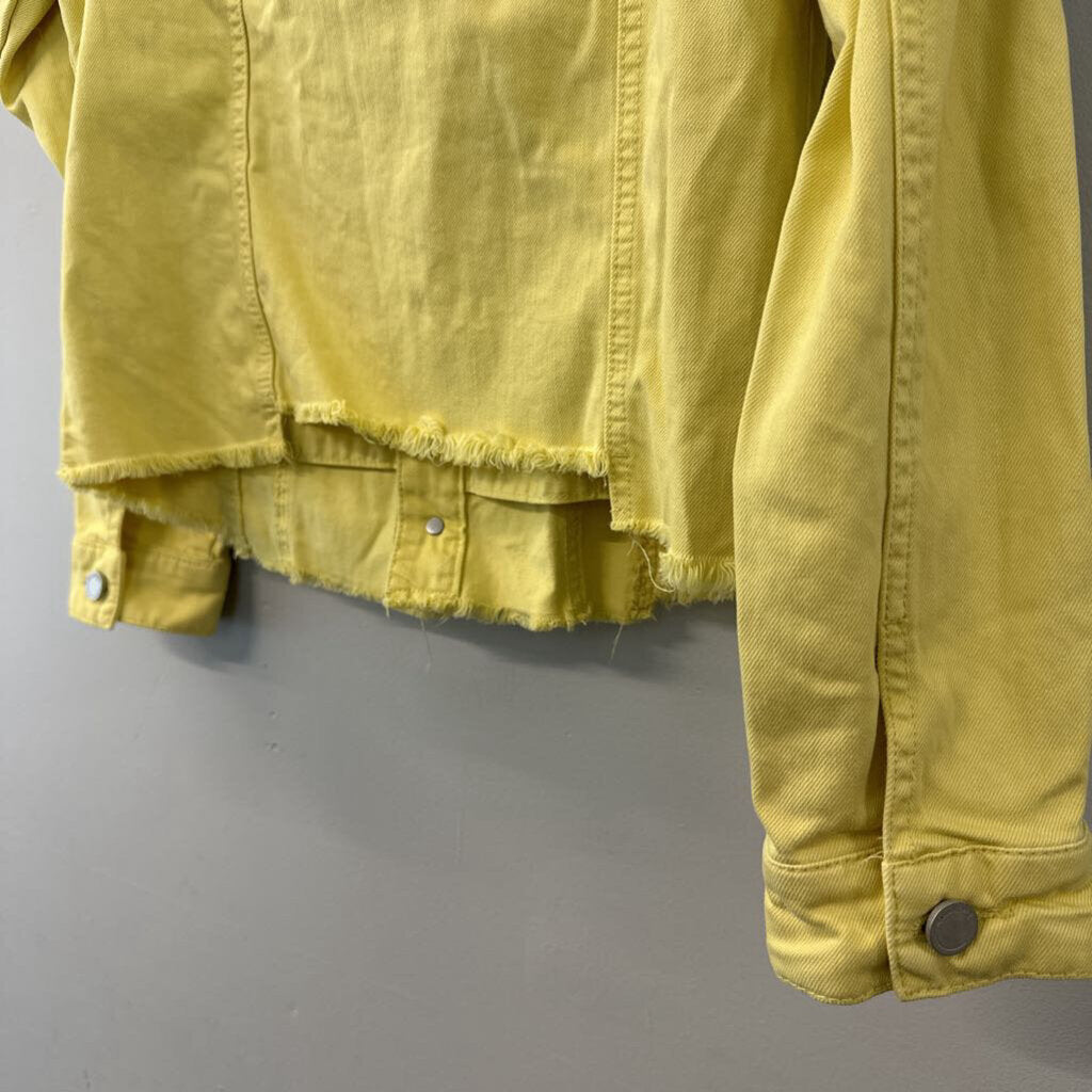 Blank NYC Yellow Denim Jacket Medium