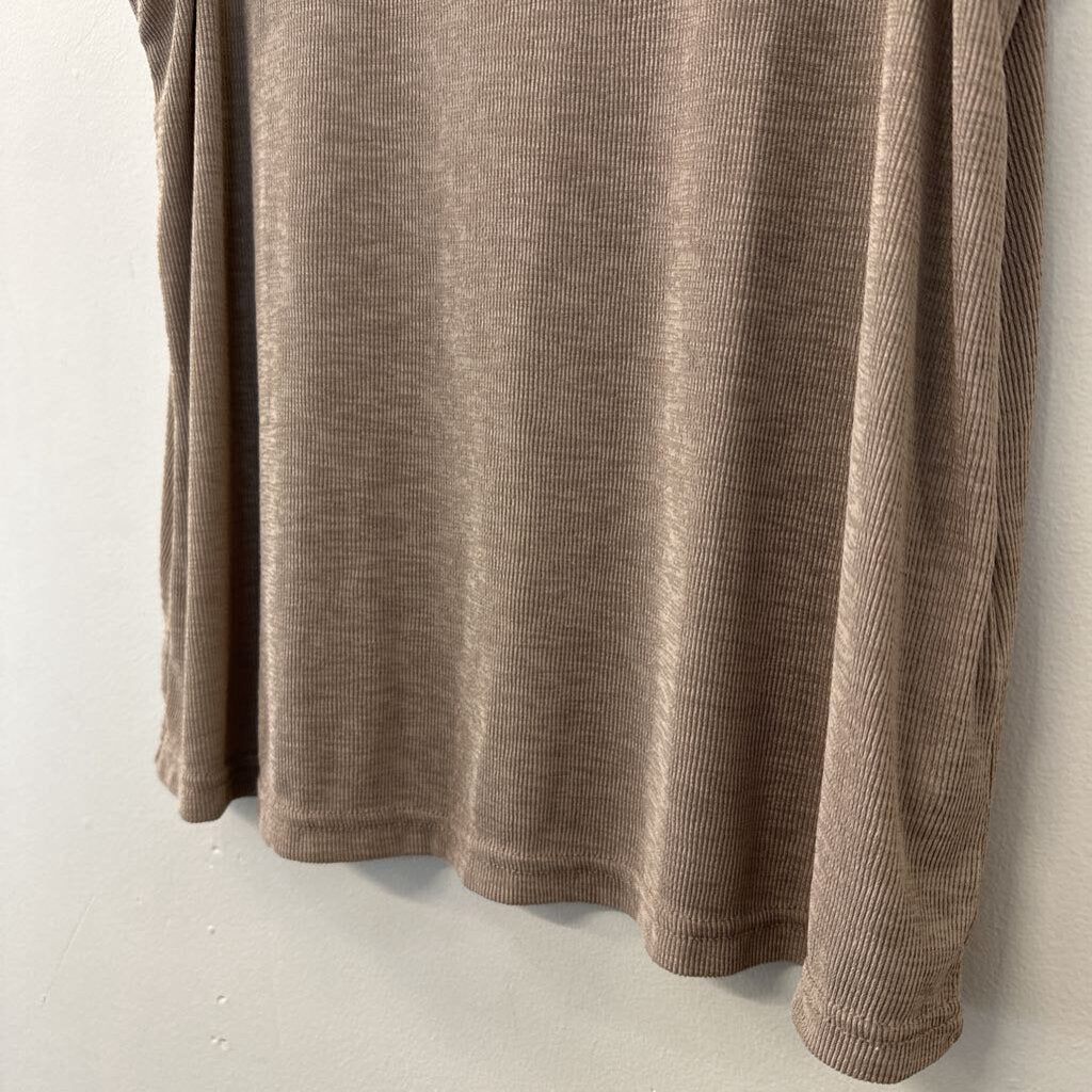 Madewell Brown Ribbed Tank Small