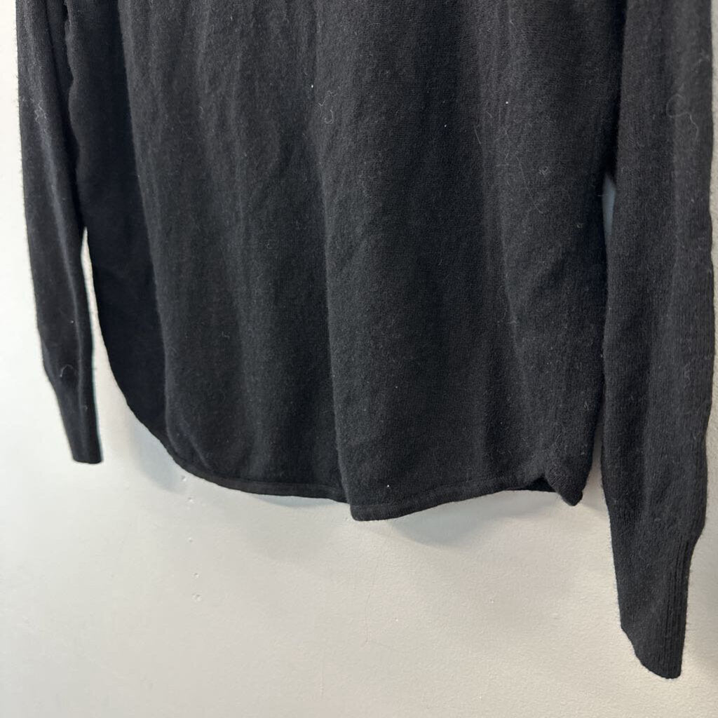 Madewell Black Long Sleeve Mock Neck Sweater Small