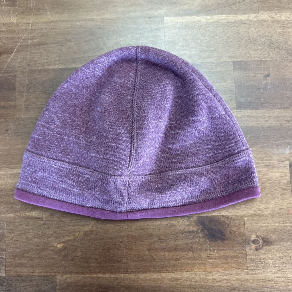 Patagonia Maroon Knit Fleece Lined Beanie O/S