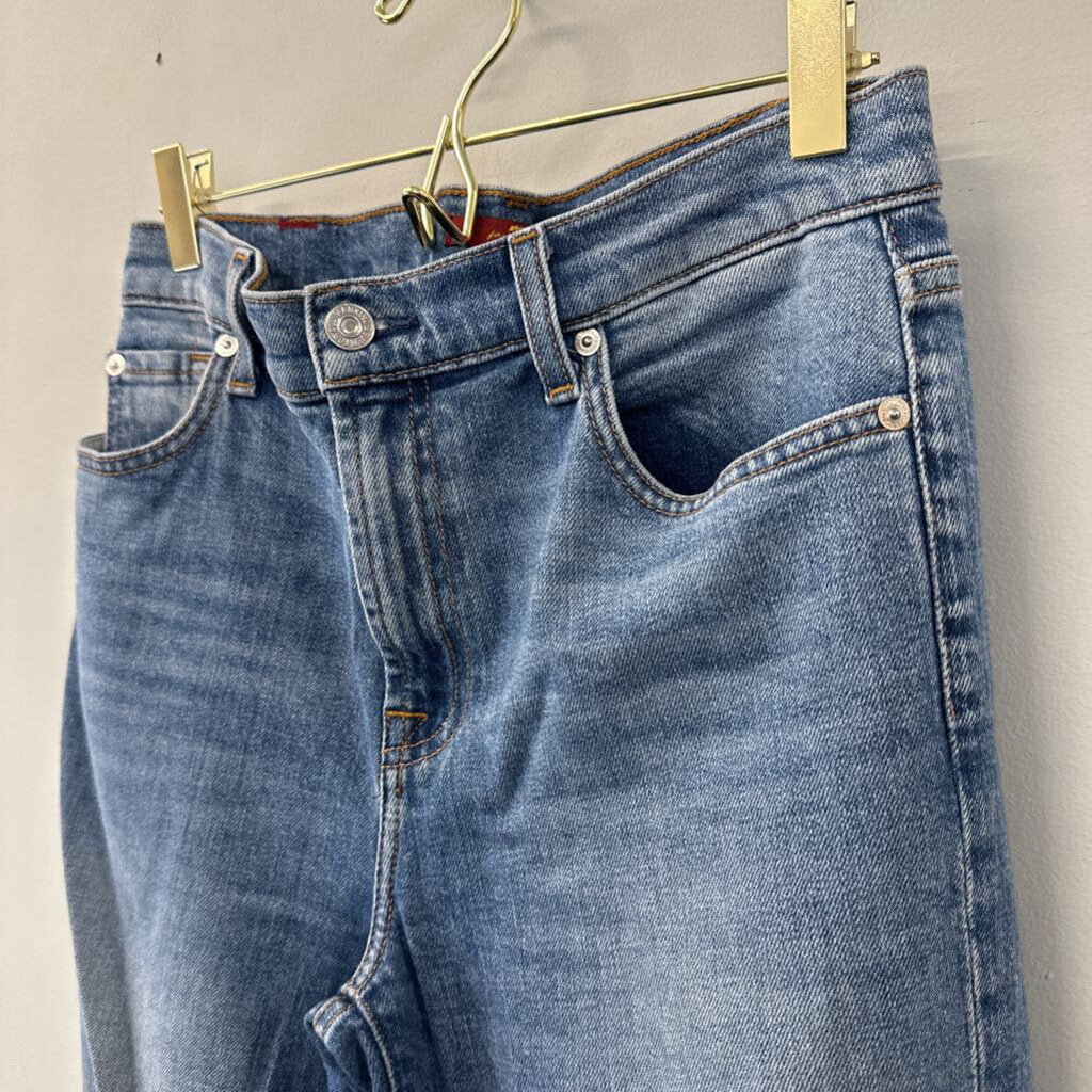 7 For All Mankind Light Wash Straight Leg Jeans 28