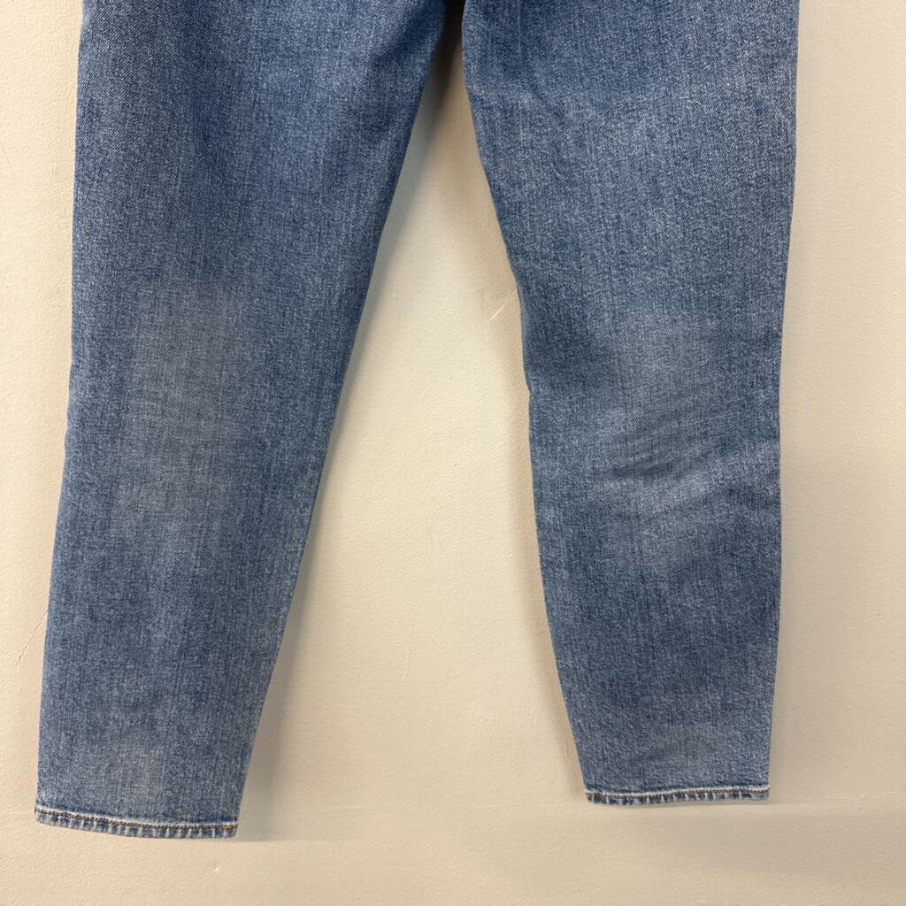 7 For All Mankind Light Wash Straight Leg Jeans 28