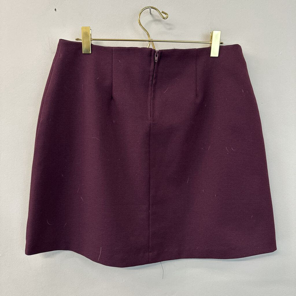 Vintage City Triangles Dark Purple Mini Skirt 13