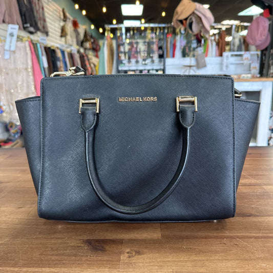 Michael Kors Black Leather Purse