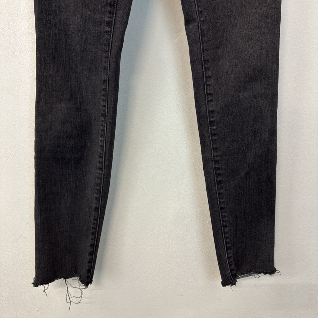 Madewell Black 9" High Rise Skinny Jeans 24T