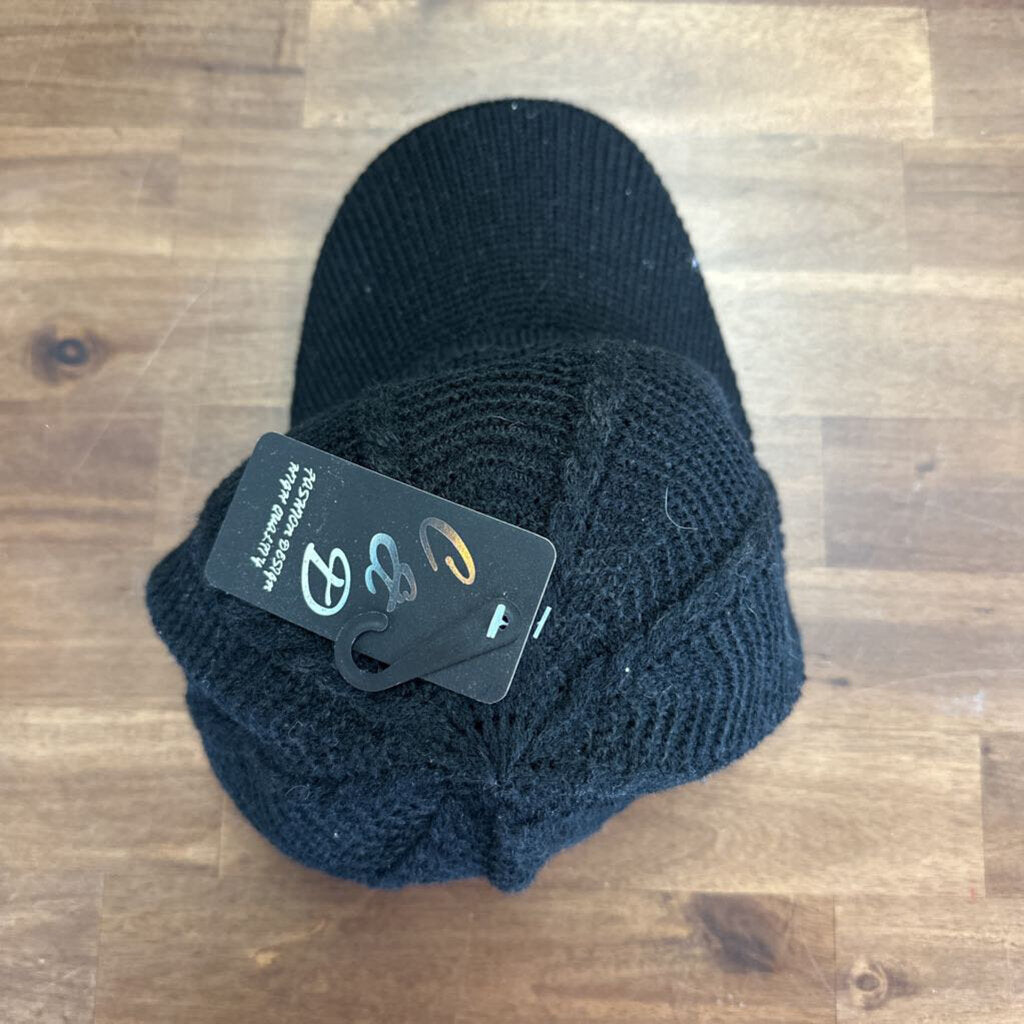 Black Knit Hat