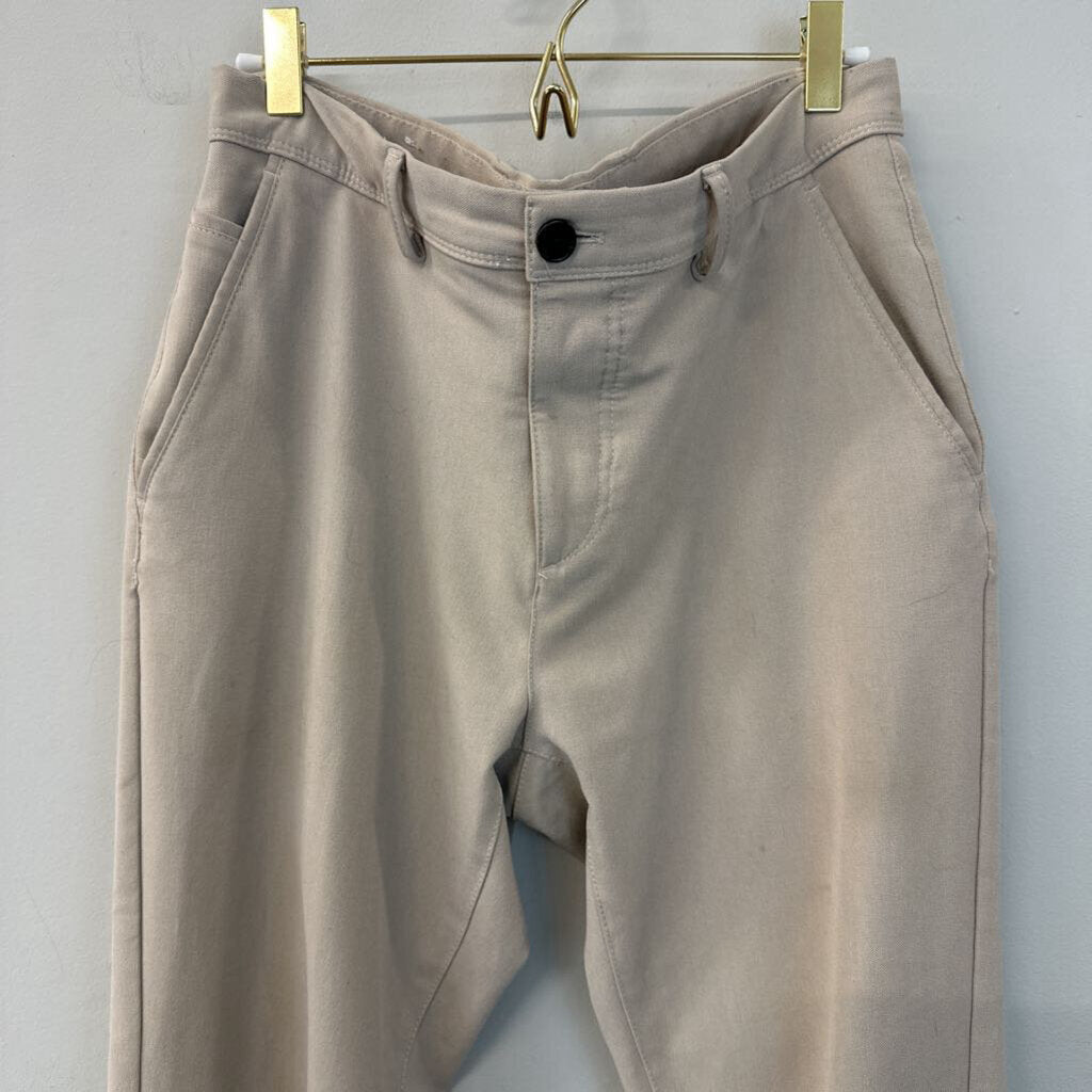 Zara Beige Straight Leg Pants 31