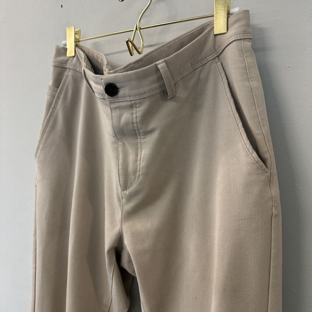 Zara Beige Straight Leg Pants 31