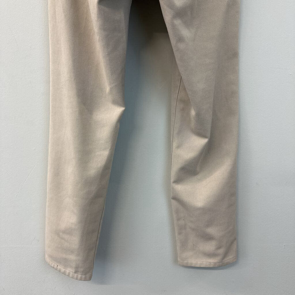 Zara Beige Straight Leg Pants 31