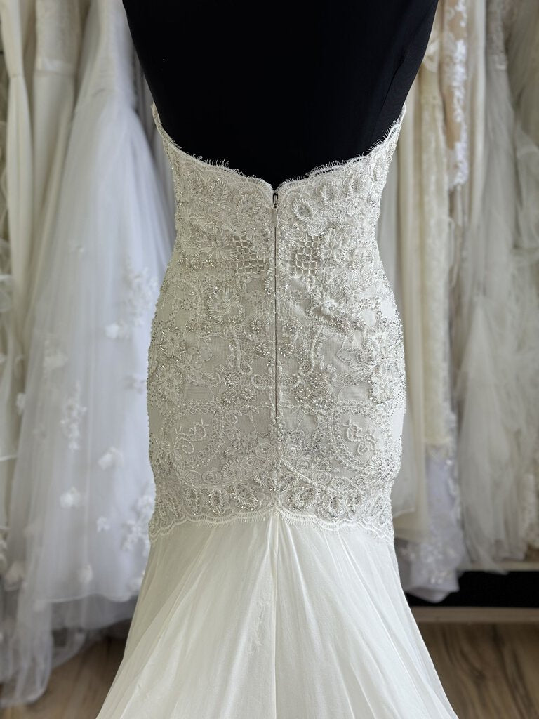 Watters Brides Dark Ivory Mermaid with Beaded Bodice 12