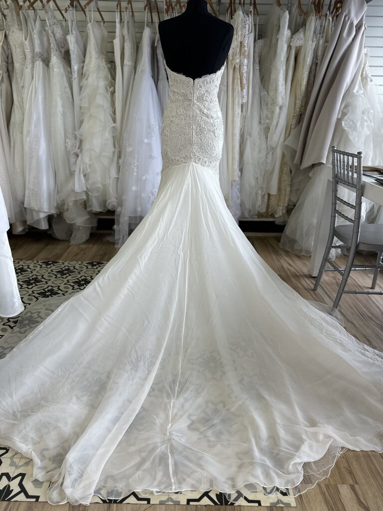 Watters Brides Dark Ivory Mermaid with Beaded Bodice 12