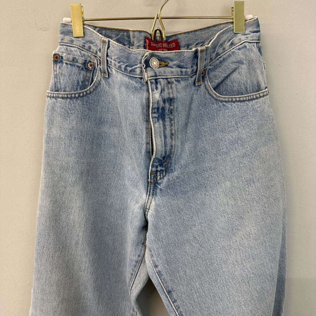 Levis Light Wash Classic Relaxed 550 Jeans 10