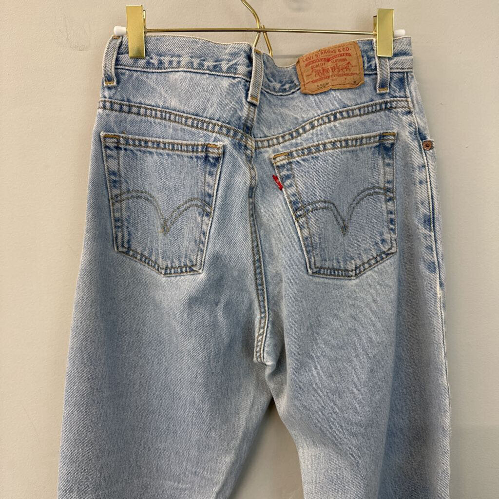 Levis Light Wash Classic Relaxed 550 Jeans 10