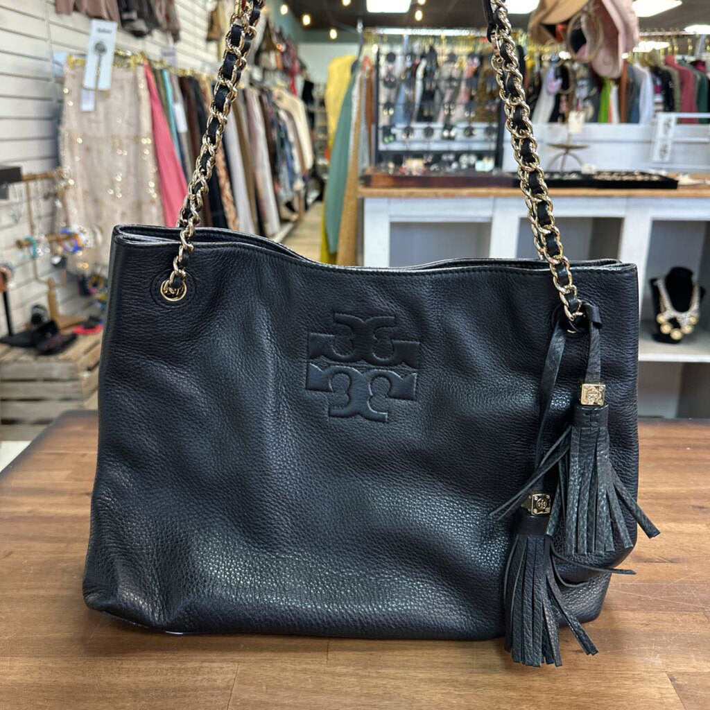 Black Tory Burch Thea Shoulder Tote