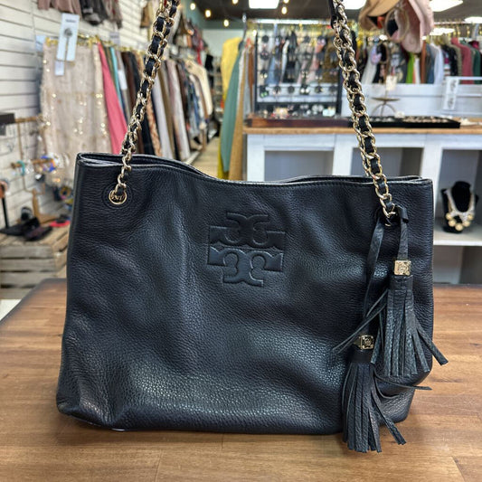 Black Tory Burch Thea Shoulder Tote