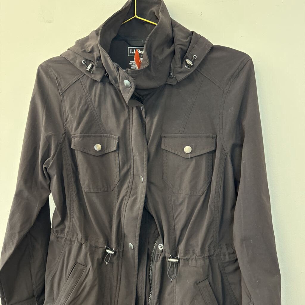 LL Bean Black Boundless Jacket Small