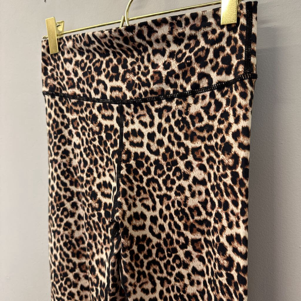 Zyia Active Brown Leopard Print Leggings 6-8