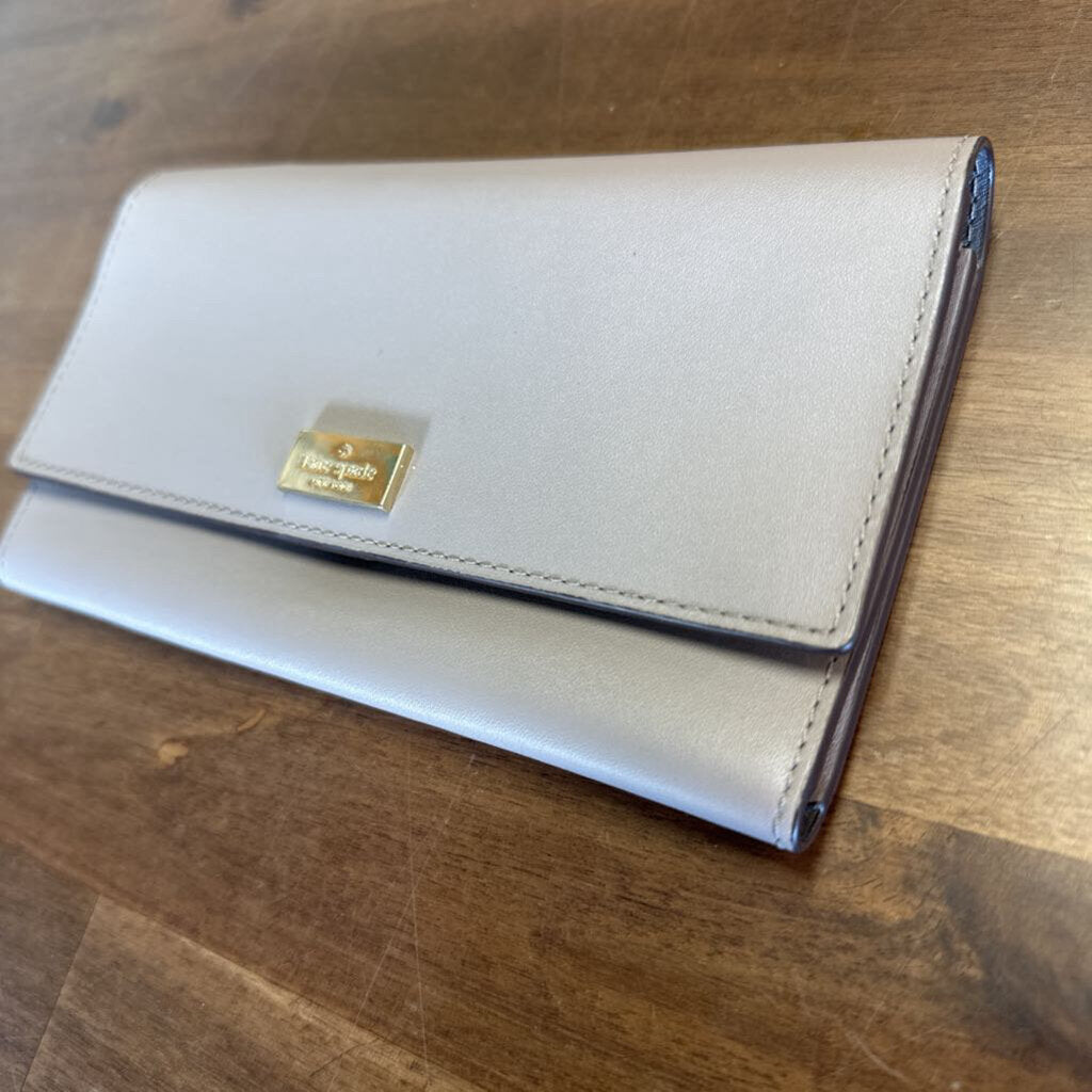 Kate Spade Mauve Foldover Wallet