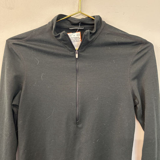 Patagonia Black Half Zip Long Sleeve Top Medium