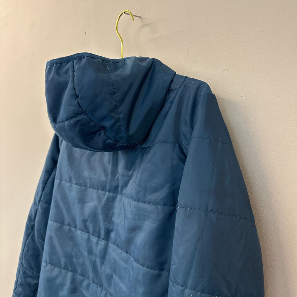 Asos Teal Blue Puffer Jacket Medium