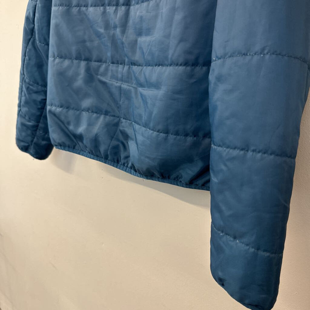 Asos Teal Blue Puffer Jacket Medium