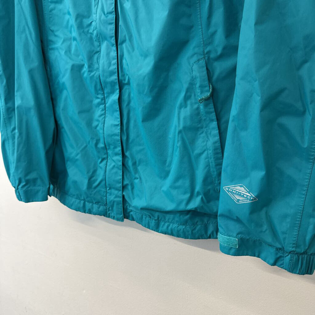 Columbia Teal Waterproof Zip Up Jacket Large