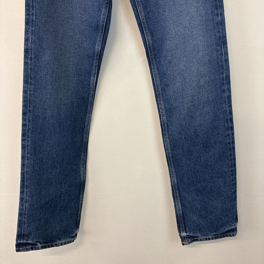 &Denim Dark Wash Straight Leg Jeans 2