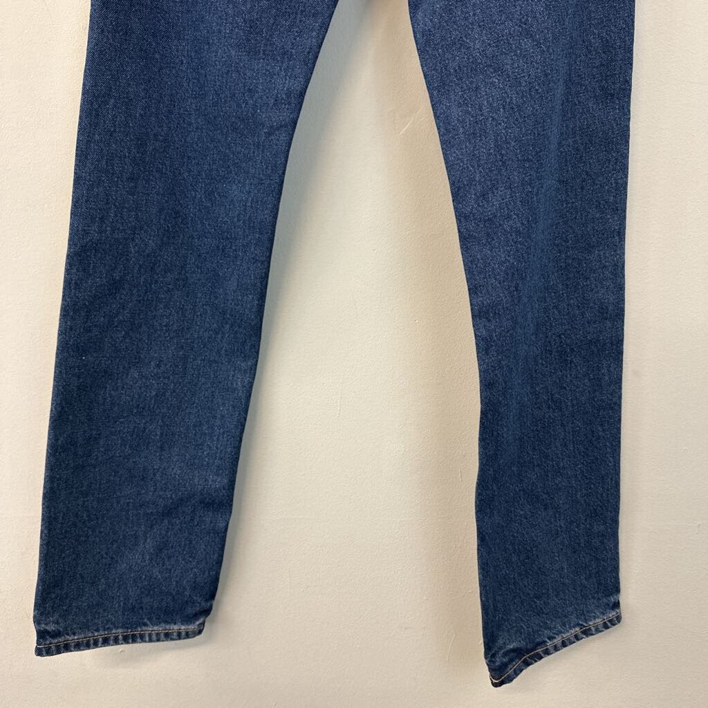 &Denim Dark Wash Straight Leg Jeans 2