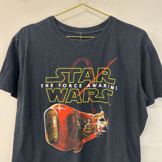 Black Star Wars Short Sleeve Graphic Tee Medium