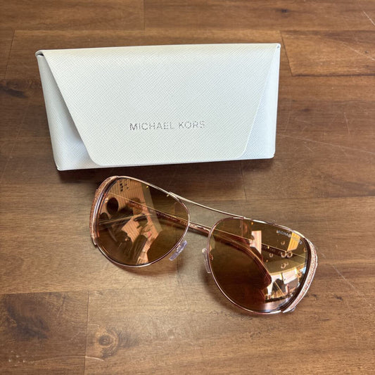 Michael Kors Rose Gold Chelsea Aviator Sunglasses