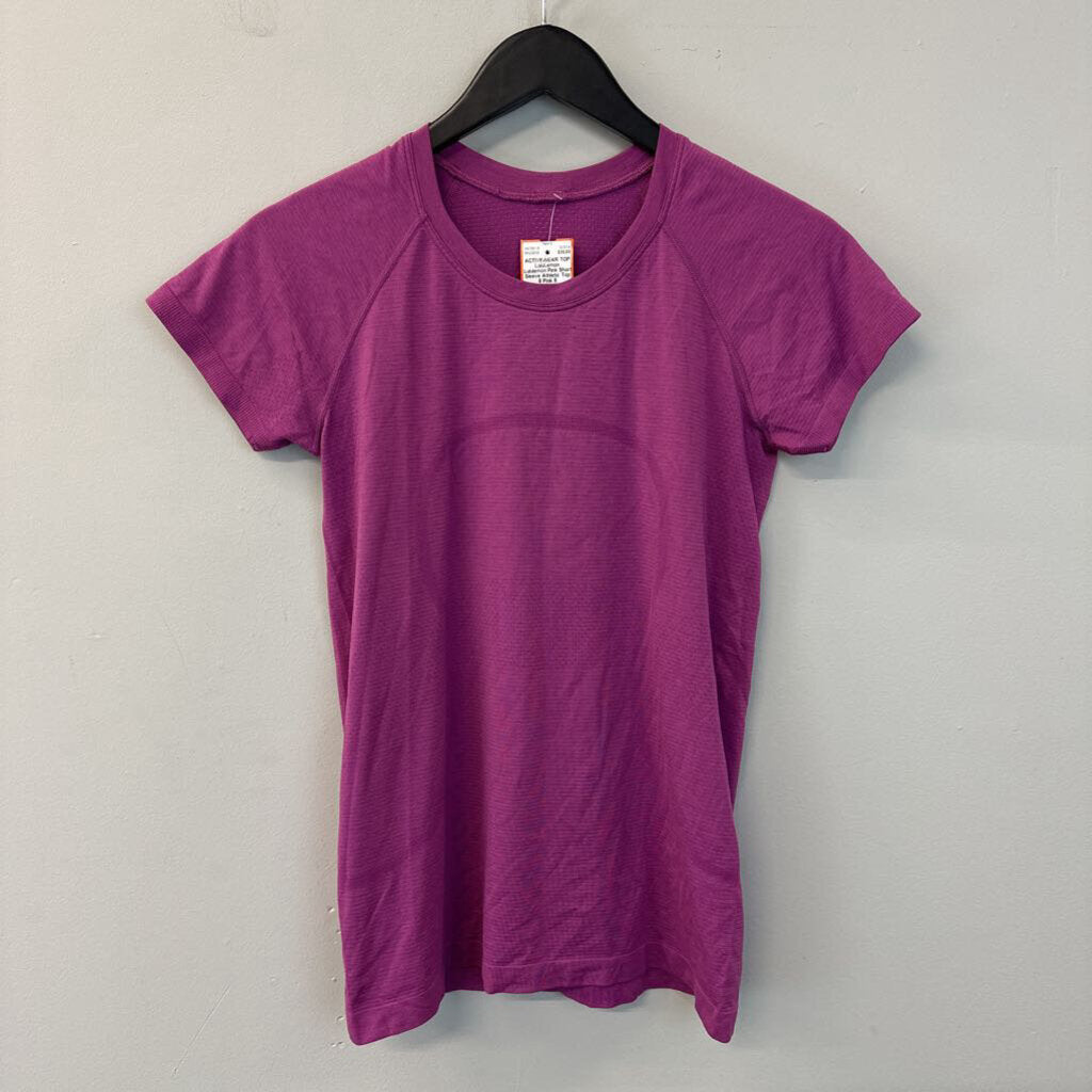 Lululemon Pink Short Sleeve Athletic Top 8