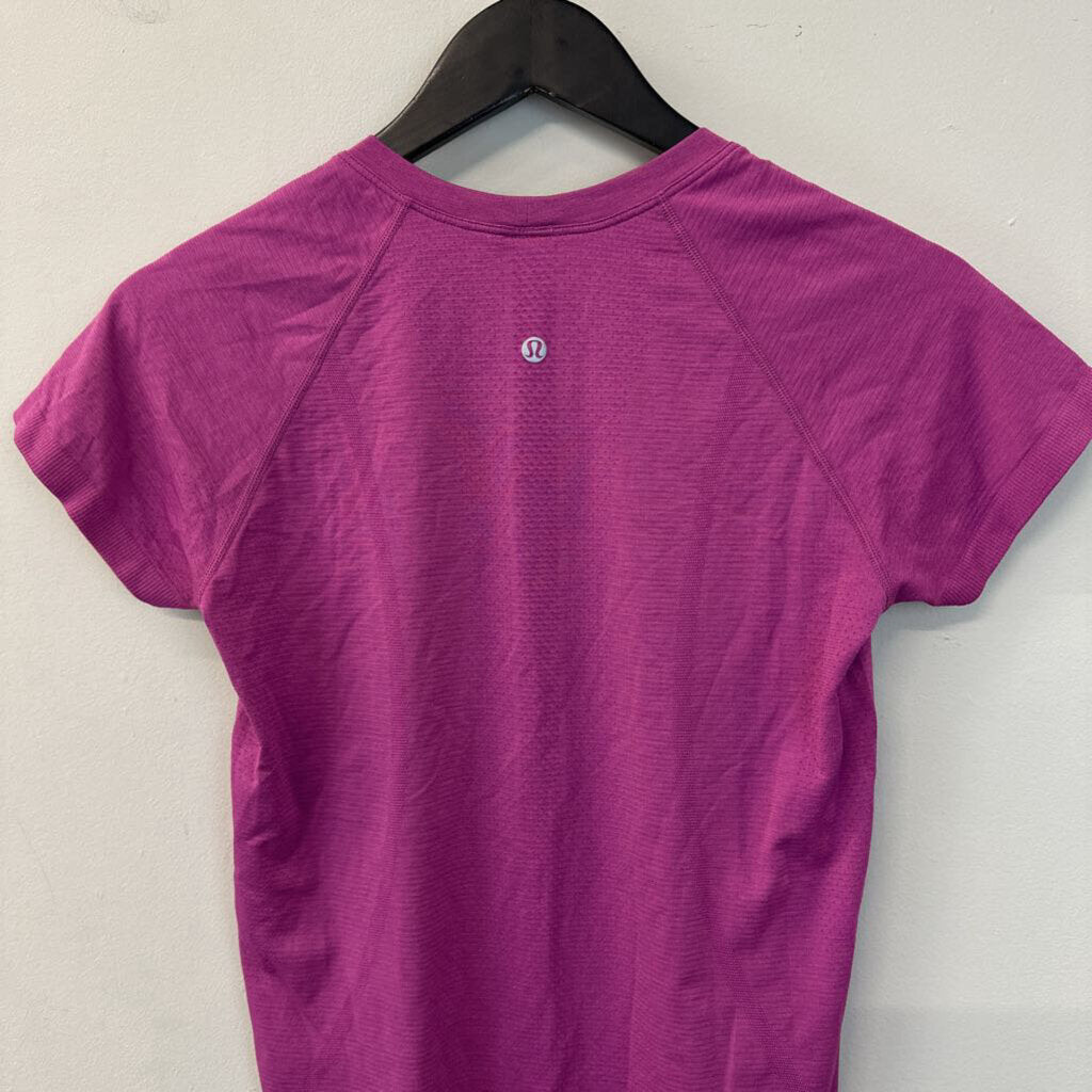 Lululemon Pink Short Sleeve Athletic Top 8