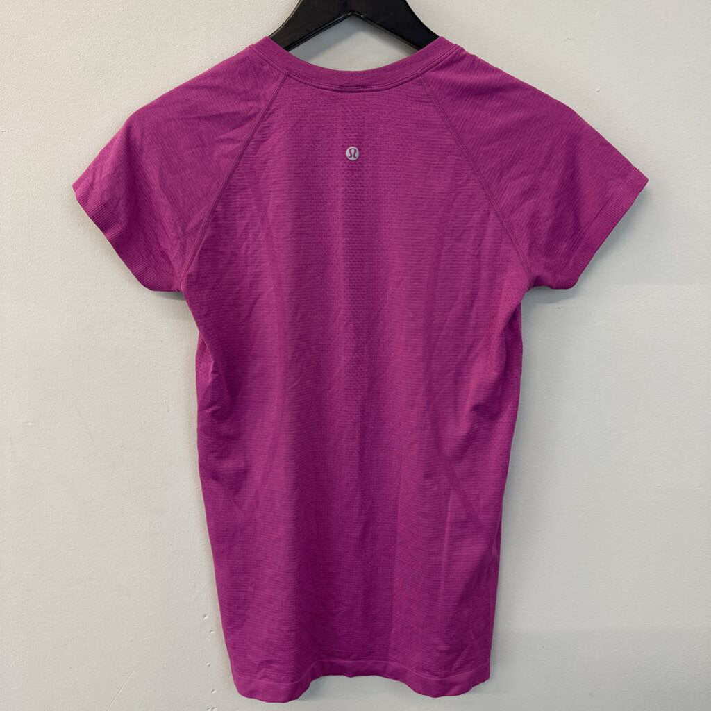 Lululemon Pink Short Sleeve Athletic Top 8