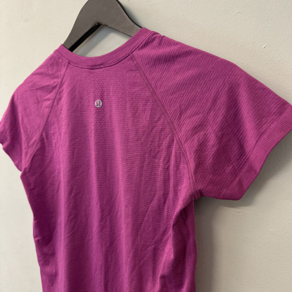 Lululemon Pink Short Sleeve Athletic Top 8