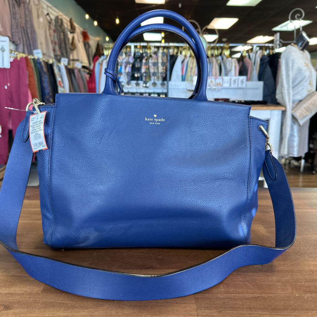 Kate Spade Blue Pebbled Leather Cedar Street Purse