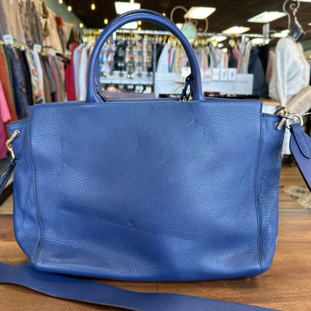 Kate Spade Blue Pebbled Leather Cedar Street Purse