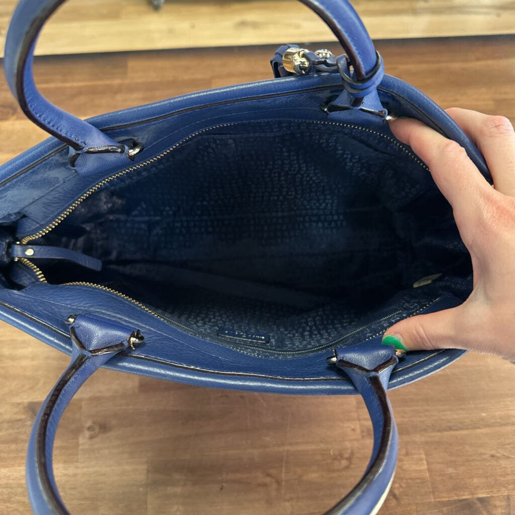 Kate Spade Blue Pebbled Leather Cedar Street Purse