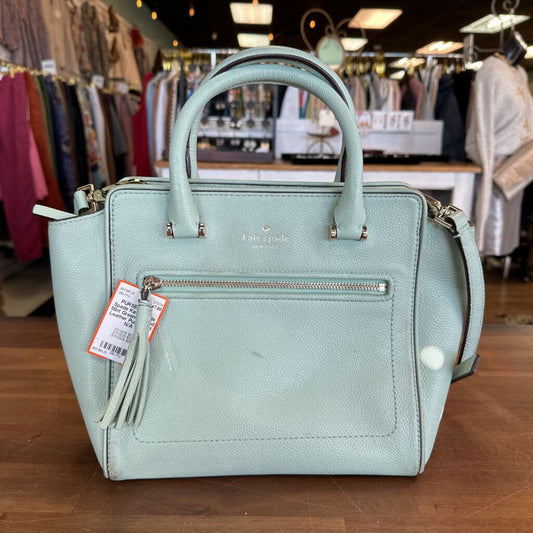 Kate Spade Mint Green Pebbled Leather Purse