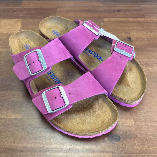 Birkenstock Arizona BS Dark Fuchsia Sandals 10