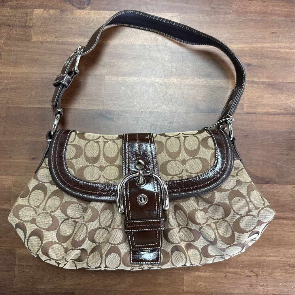 Coach Signature C Flap Shoulder Bag