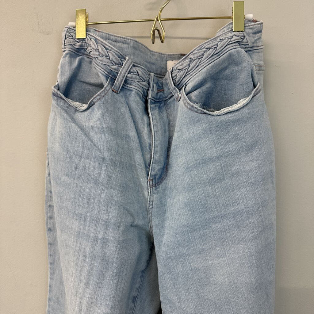 Judy Blue Light Wash Wide Leg Fit Jeans 14W