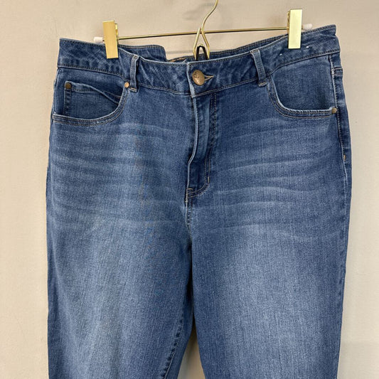 d.jeans Dark Wash Flare Leg Jeans 16