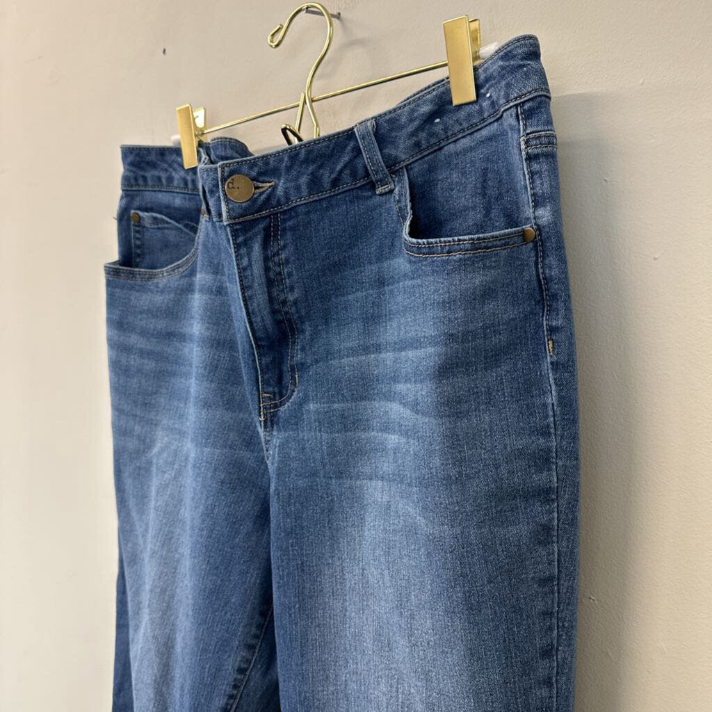 d.jeans Dark Wash Flare Leg Jeans 16