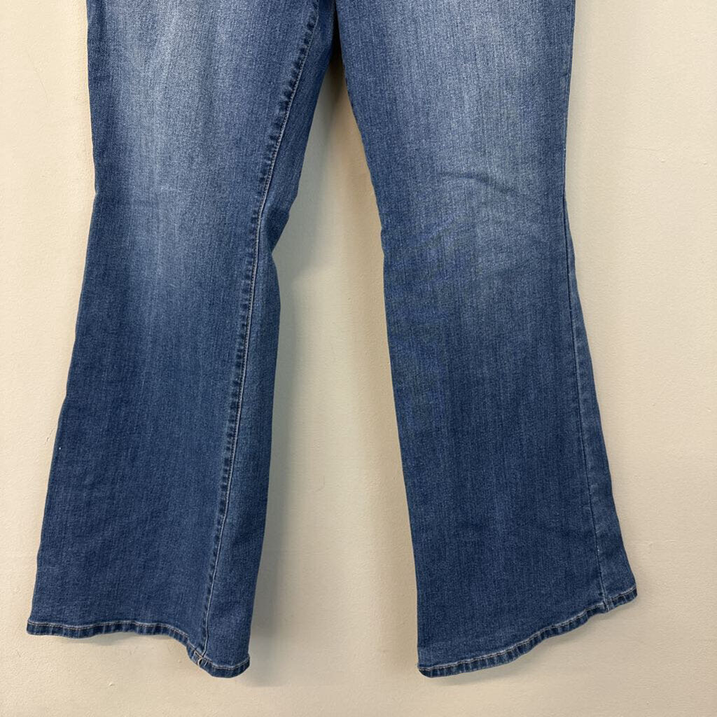 d.jeans Dark Wash Flare Leg Jeans 16