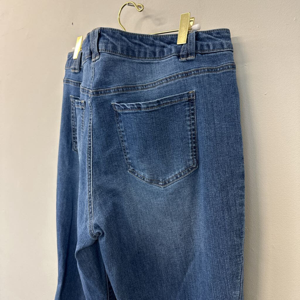 d.jeans Dark Wash Flare Leg Jeans 16