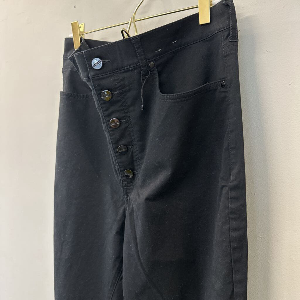 Express Black Super High Rise Flare Jeans 14