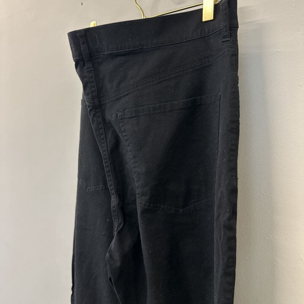 Express Black Super High Rise Flare Jeans 14