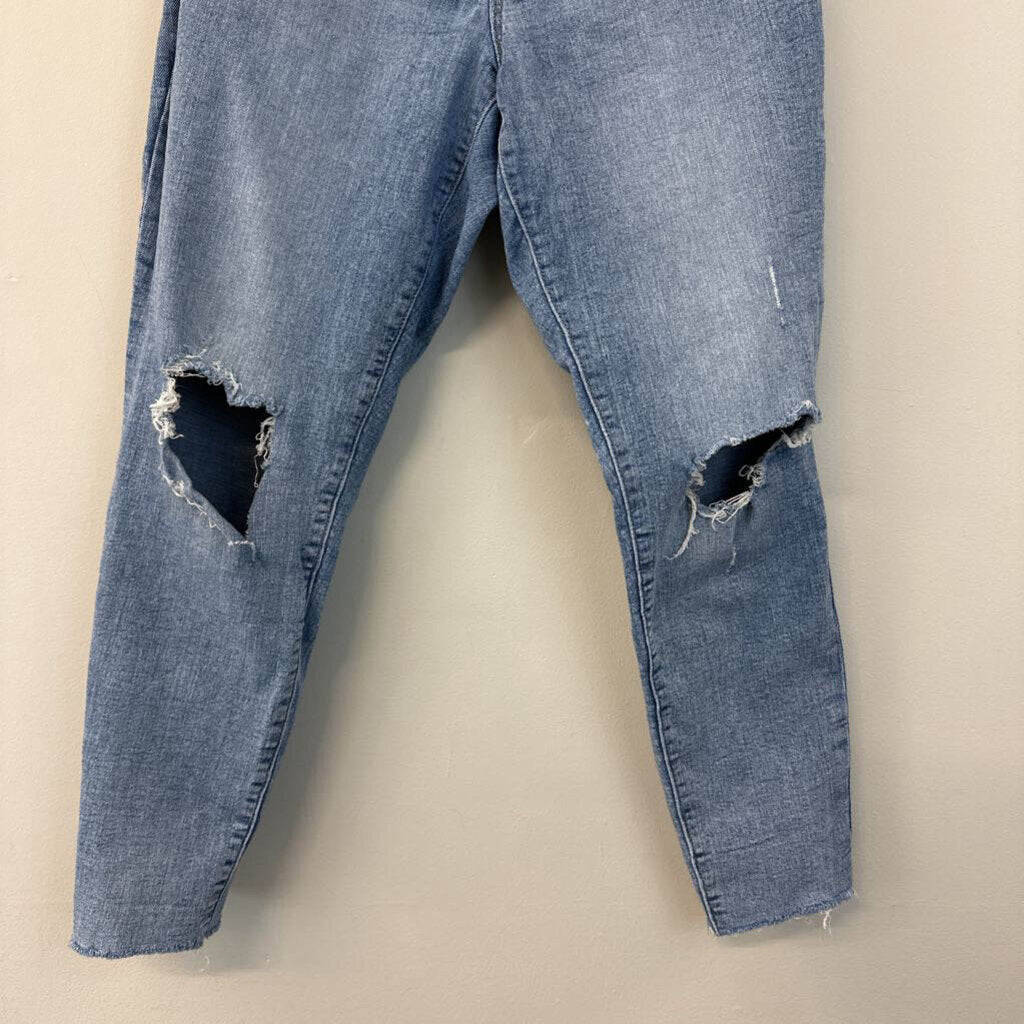 Gap Light Wash Distressed Universal Legging Jeans 16