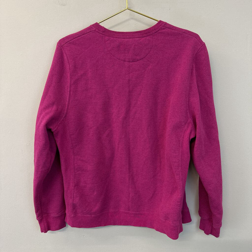 Champion Pink Crew Neck Long Sleeve Pullover Extra Large